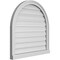 Ekena Millwork Round Top Surface Mount PVC Gable Vent: Functional, w/ 2"W x 2"P Brickmould Sill Frame, 28"W x 28"H GVPRT28X2803SF - alternate 4
